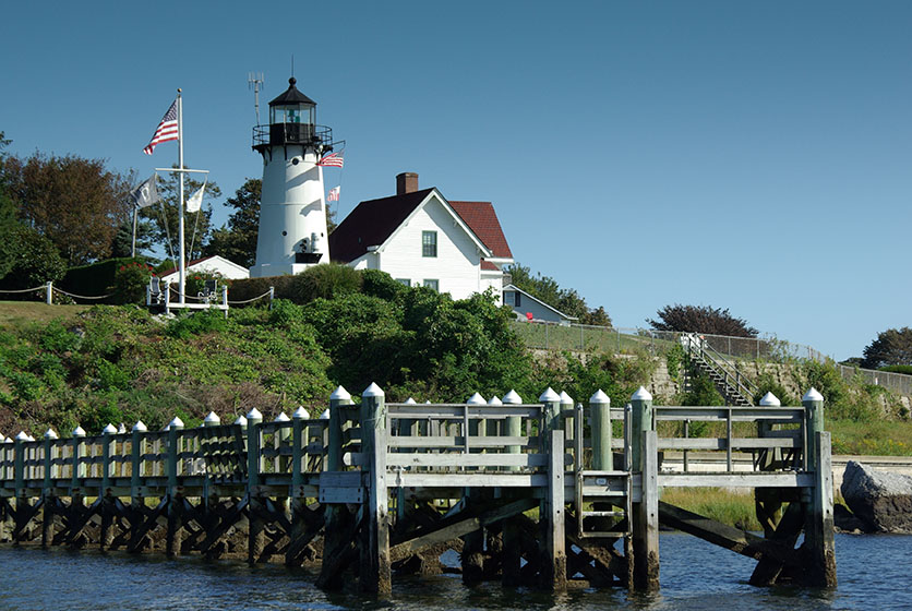 Lighthouse on a hill