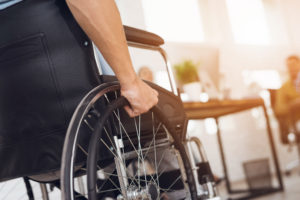 Person in wheelchair